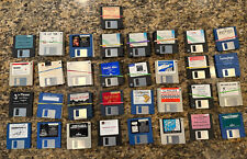 Huge Lot Of Vintage macintosh Software 3.5â€� Disks. Games/Utilities. (See List) picture