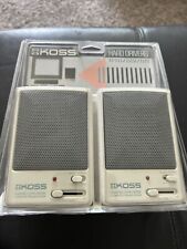 Vintage KOSS HARD DRIVERS Amplified Stereo Computer Speakers Gaming PC picture