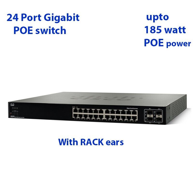 Cisco SGE2000P 24 Port PoE Gigabit Switch Gigabit