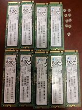 Lot of 9 - Samsung - 256GB - M.2 - SSD - Model: MZ-VLB2560 picture