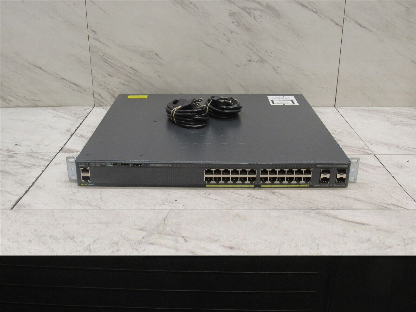 Cisco Catalyst WS-C2960XR-24TS-I 24-Port Gigabit Ethernet Switch w/ x2 PSU #1