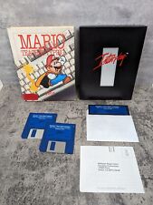 Vintage Mario Teaches Typing Big Box PC Software 5.25 & 3.5 Disk IBM Tandy 1992 picture