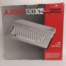 Atari 130XE Computer With Original Box And Cables C With 128K picture