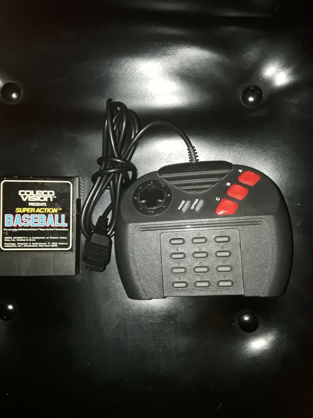 Colecovision Super Action Converted Atari Jaguar Controller with Baseball 