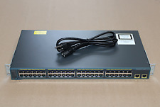 Cisco Catalyst 2960 WS-C2960-48TT-L V10 48-Port 10/100 Ethernet Switch picture