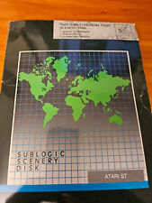 Scenery Disk WESTERN EUROPEAN TOUR by SUBLOGIC for ATARI ST picture