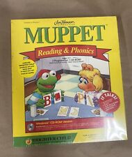 Vintage Jim Henson Interactive Muppets Reading And Phonics CD-Rom 1994 NOS picture