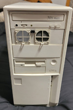 Vintage Baby AT Tower Computer Case with 250W Watt Power Supply PSU Retro PC picture