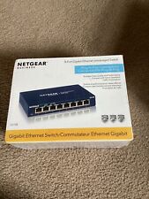 NetGear ProSafe 8-Port Gigabit Desktop Switch Ethernet Switch GS108 Plug-N-Play picture