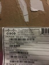 NEW Sealed Cisco DS-SFP-FC16G-SW with Hologram 16G Fibre Channel SFP Transceive picture