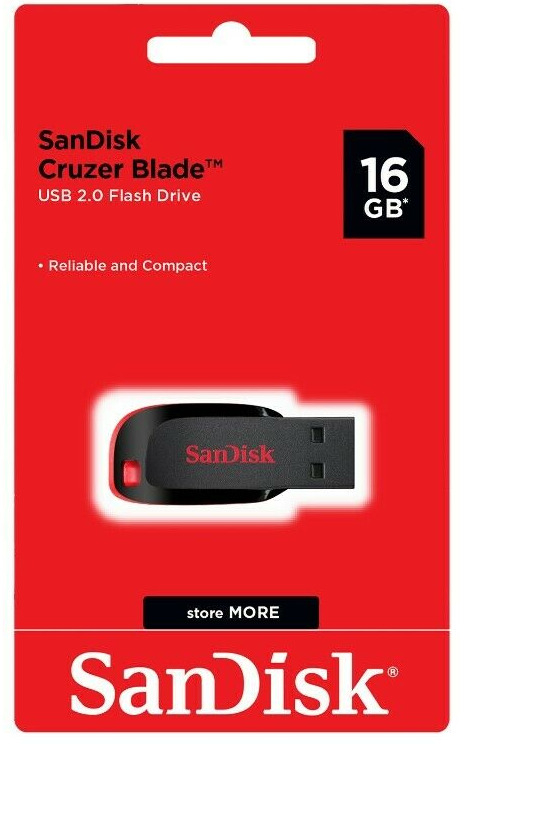 Sandisk 8GB 16GB 32GB 64GB 128GB Cruzer Blade Flash Drive Memory Stick USB Lot