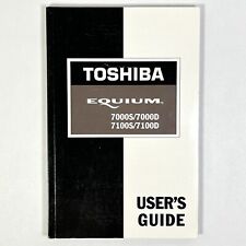 Vintage Toshiba EQUIUM 7000S 7000D 7100S 7100D laptop USER'S GUIDE MANUAL picture