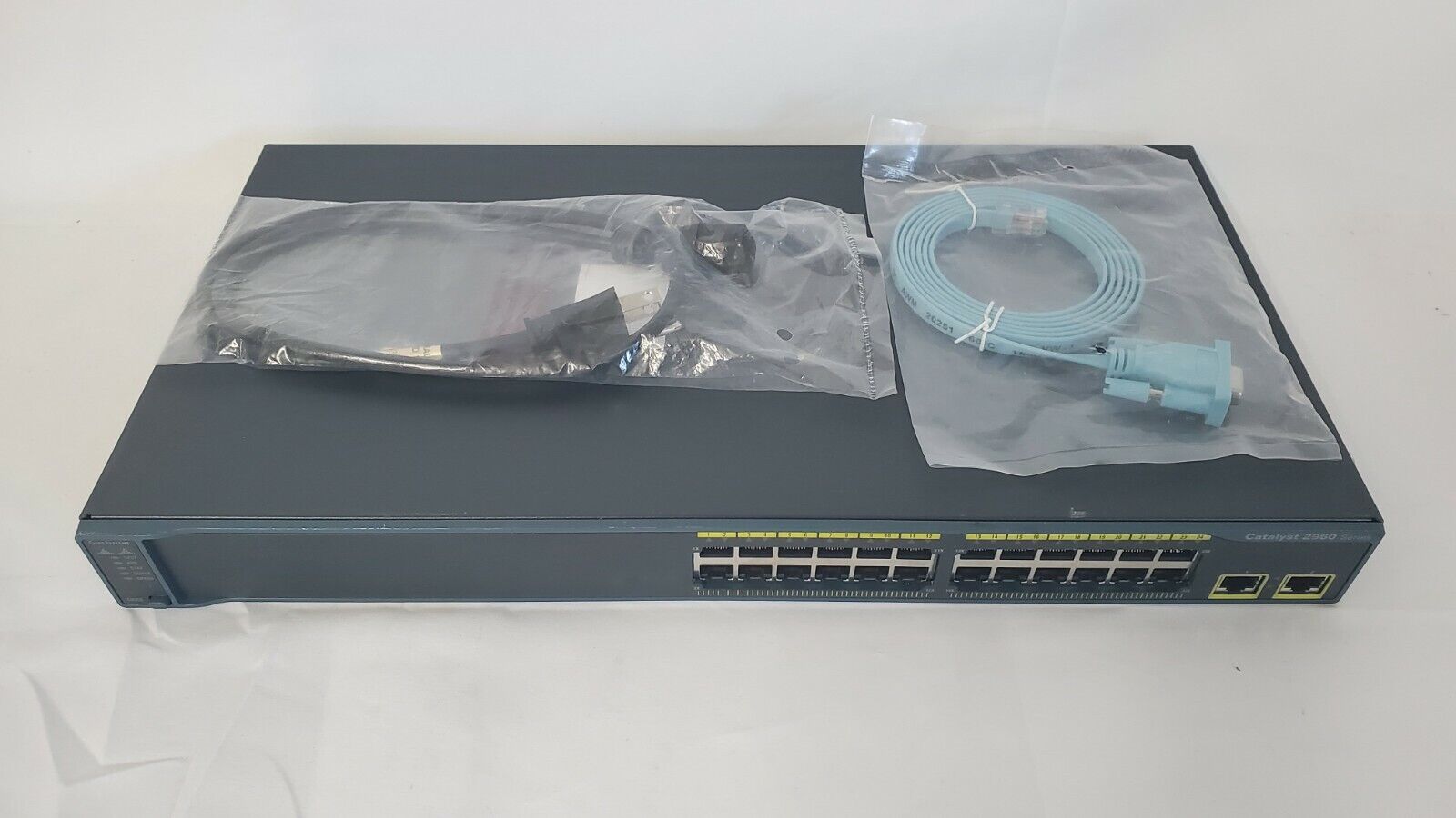 Cisco Catalyst WS-C2960-24TT-L 24 Port FE 2 Gigabit RJ45 Uplinks Network Switch