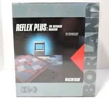 NEW SEALED VINTAGE BORLAND REFLEX PLUS DATABASE MANAGER SOFTWARE FOR MAC picture