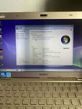 Sony Vaio VPCX115KX Vintage Laptop Gold W/ Memory Card Adapter/Battery picture