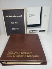 Vintage TRS-80 Model III Disk System Owner's Manual Radio Shack TRSDOS Floppy picture
