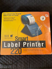 SEIKO Instruments SII SMART THERMAL LABEL PRINTER SLP-220 1998 Vintage NOS NEW. picture