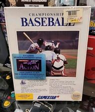 Vintage 1986 Gamestar Championship Baseball Commodore 64 SEALED Very Rare picture