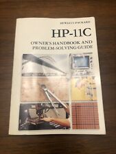 HP-11C ORIGINAL VINTAGE 1981 CALCULATOR OWNER'S HANDBOOK & Problem Solving Guide picture