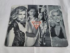 NEW Vintage 90s GUESS Jeans Co Models Anna Nicole Claudia Schiffer Eva Mouse Pad picture