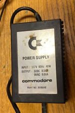 Commodore 64 OEM Power Supply 251053-02 C64 5VDC/9VAC Black (Tested Works) picture