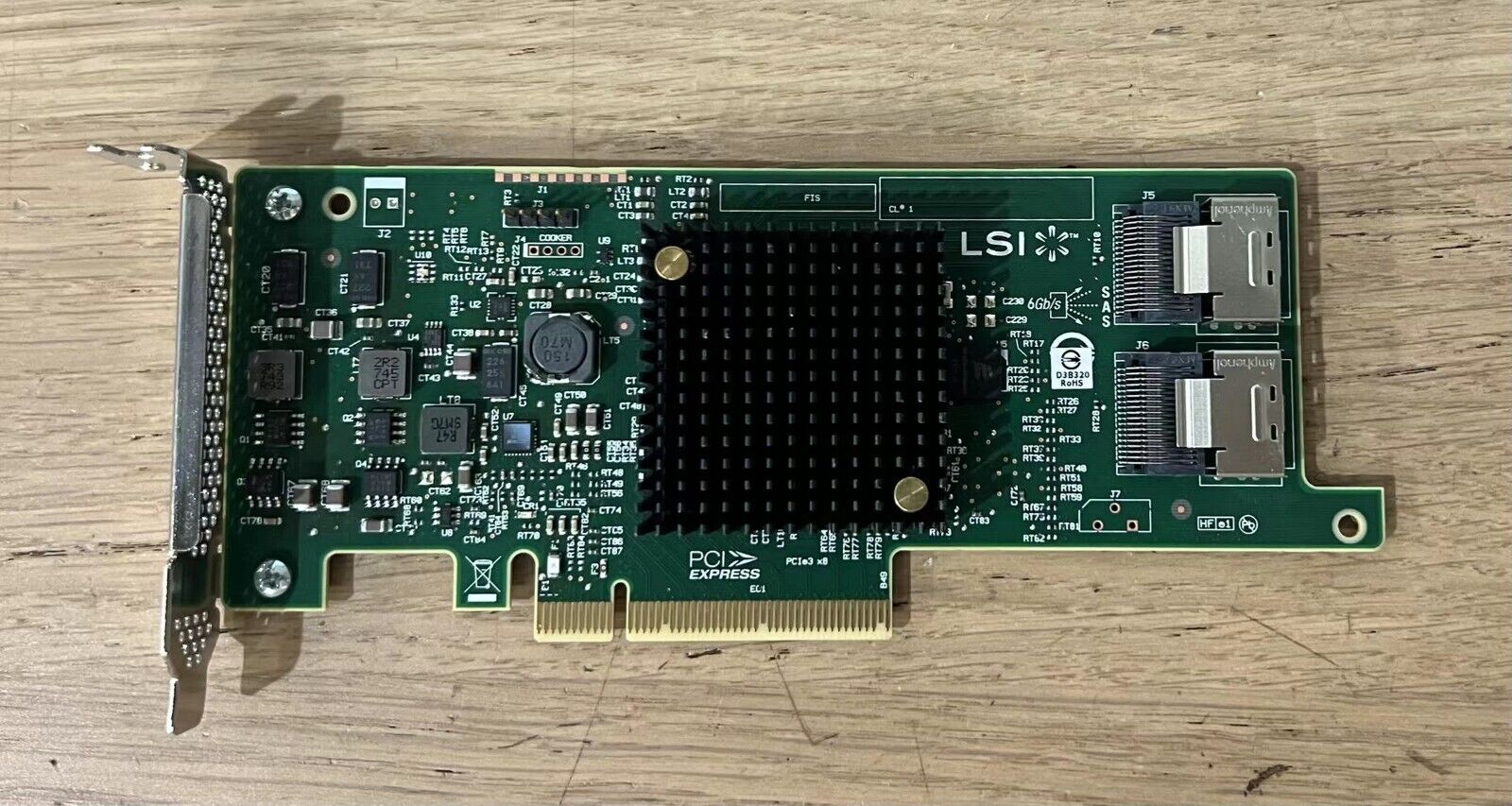 LSI SAS9207-8i 6GB/S 8-PORT PCIE 3.0 SAS/SATA RAID CONTROLLER CARD Low Profile