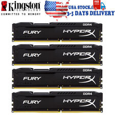 HyperX FURY DDR4 64GB (4x16GB) 3200MHz PC4-25600 Desktop RAM Memory DIMM 288PIN picture