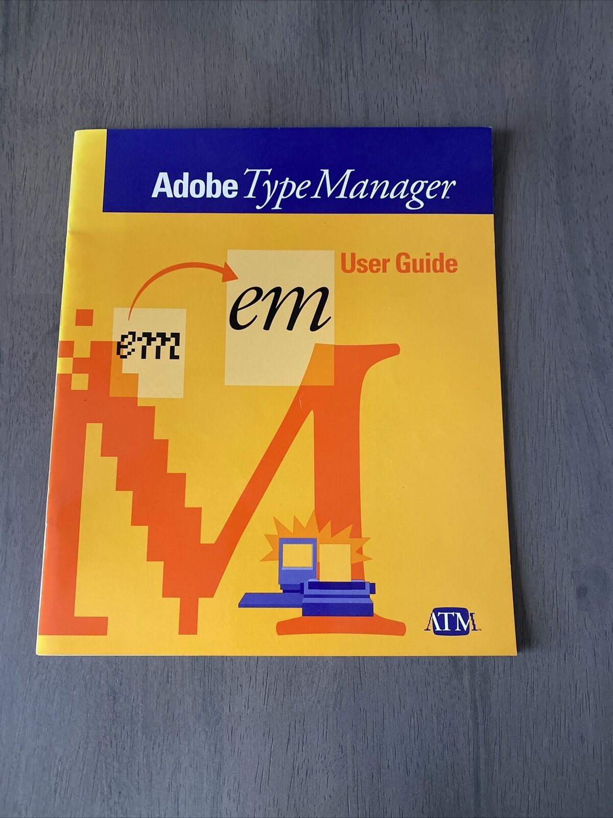 Junk Drawer Vintage 1989 Macintosh Adobe Type Manager User Guide