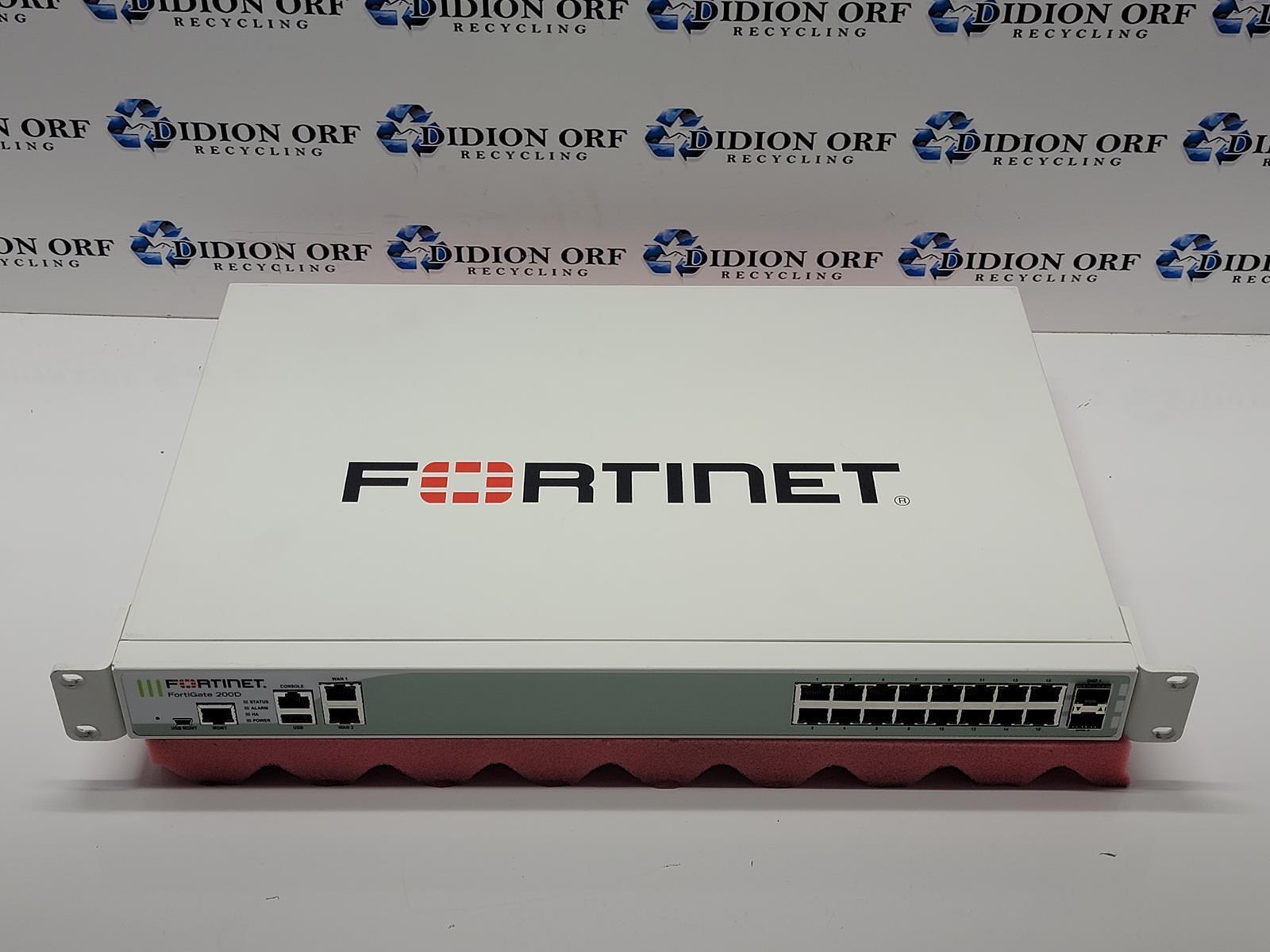 Fortinet FG-200D FortiGate 200D Firewall Security Appliance SKU 7849