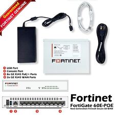 Genuine Fortinet FortiGate 60E-POE Firewall Network Security ATP Bundle 2 years picture