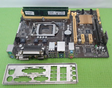 ASUS Intel H81M-C 8gb Ram LGA1150 H81 SATA 6Gb/s USB3.0 Motherboard  I/O Plate picture