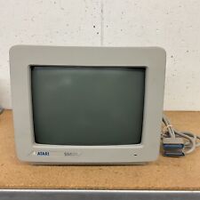 Atari SM124 Monitor Computer CRT Monochrome Display Clean Excellent Condition picture