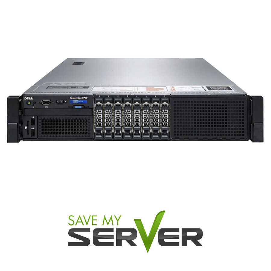 Dell PowerEdge R720 Server | 2x E5-2650 v2 = 16 Cores | 16GB RAM | 8x Blanks