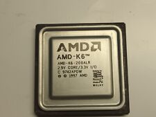AMD 200mhz AMD-K6 200ALR CPU Super Socket 7 (2.9v) Vintage, Rare picture