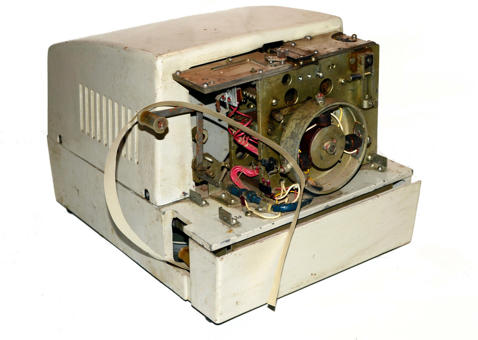Vintage Soviet Device Tape Punch PL-150 Computer Punched Paper Tape Mainframe