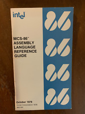 Rare Vintage 1978 Intel MCS-86 Assembly Language Reference Guide. Good Condition picture