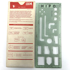 Vintage IBM HIPO Template for Preparation of HIPO Diagrams with Original Sleeve picture