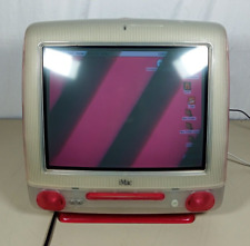Vintage Apple iMac G3 Strawberry Pink Clear M5521 400MHz 64MB RAM 10GB - Working picture