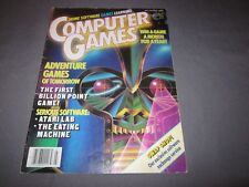 Vintage COMPUTER GAMES MAGAZINE July 1984 ATARI LAB Billion POINT ARCADE Game + picture