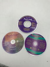 Lot of 3 Vintage Introductory Psychology Software Disks picture