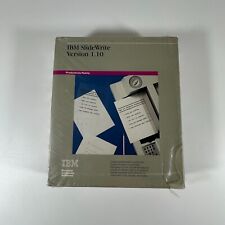 Vintage IBM Slidewrite Software Version 1.10 Floppy Diskette SEALED PARTS picture