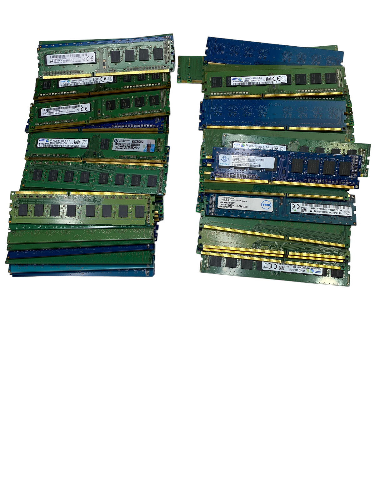 (Lot of 83) 4GB Mixed Brands PC3-12800U Ram Desktop Memory Mixed Model 