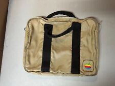 Original 1980s Vintage Rainbow APPLE Logo Macintosh Messenger Laptop Bag picture