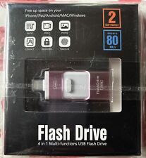 USB Stick Flash Drive Memory Photo Stick for iPhone Android iPad Type C 4 IN 1 picture