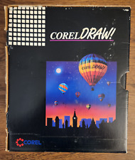 Corel Draw 3.0 Graphics Software for PC CD-Rom VHS & books 1992 vintage picture