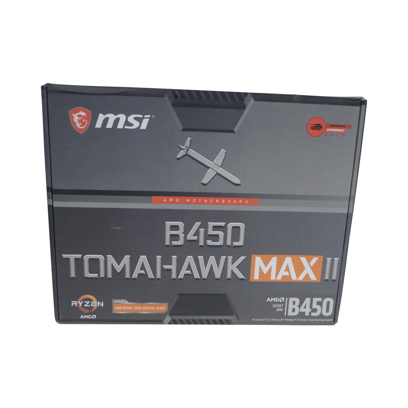 MSI B450 TOMAHAWK AM4 ATX Gaming Motherboard ‎B450 TOMAHAWK MAX II