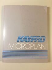 Vintage 1983 KAYPRO MICROPLAN Software Manual (NO DISK) picture