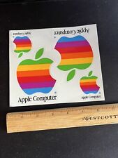 Vintage Apple Computer Rainbow Decals  picture