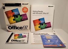 Vintage Microsoft Office 97 Professional Edition Big Box Key Code & Instructions picture