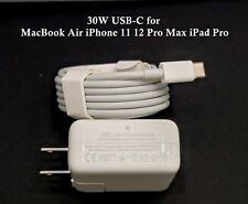 OEM 30W USB-C Power Adapter Charger for apple MacBook Air iPhone 11 12 Pro +Cord picture